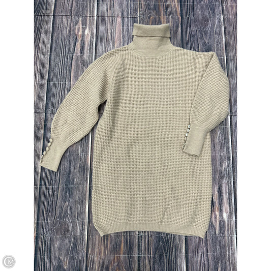 Dress Sweater By Clothes Mentor In Tan, Size: Osfm
