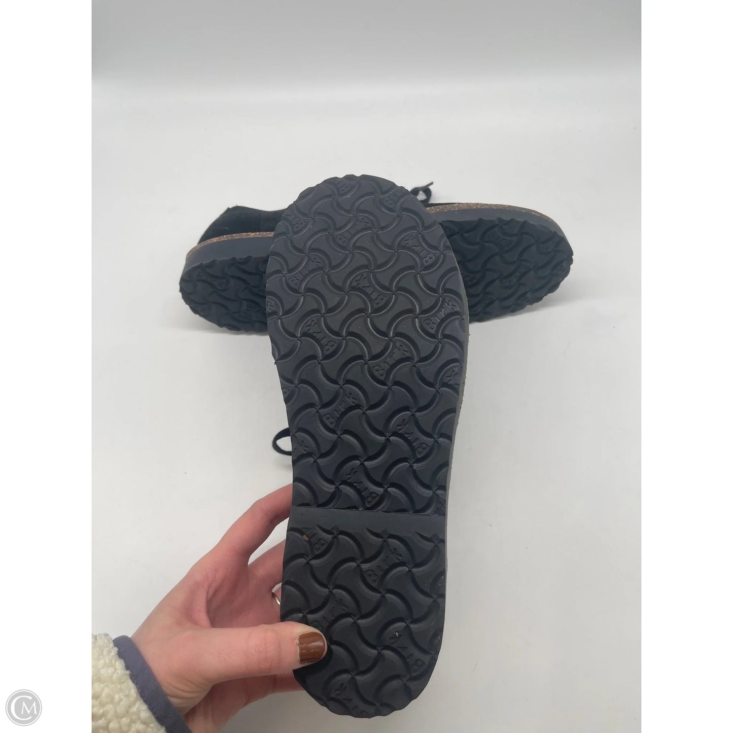 Shoes Flats By Birkenstock In Black, Size: 10