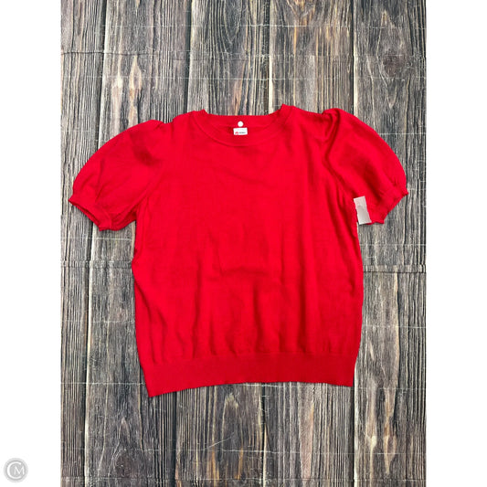 Top Short Sleeve By Clothes Mentor In Red, Size: Xl
