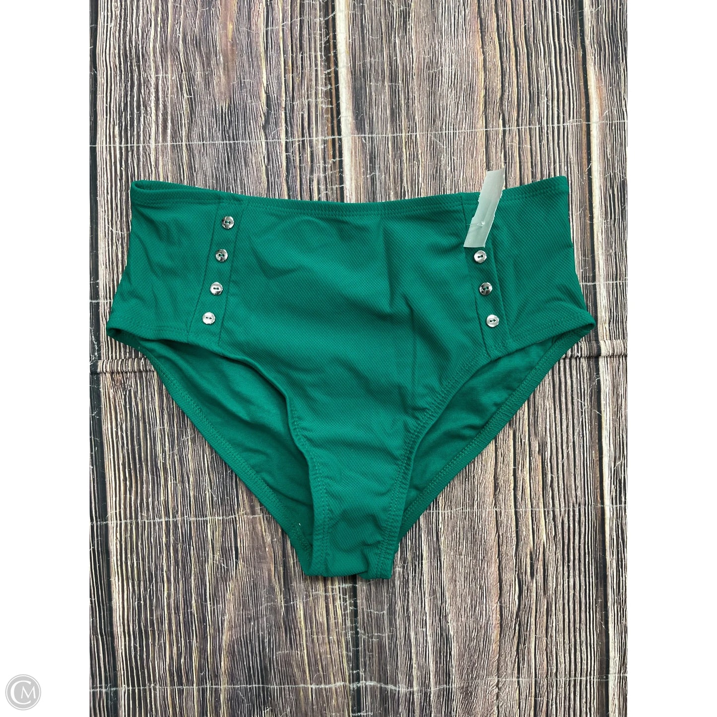 Swimsuit Bottom By Time And Tru In Green, Size: S
