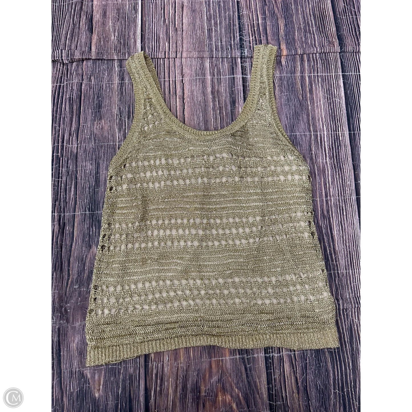 Tank Top By White House Black Market In Gold, Size: M