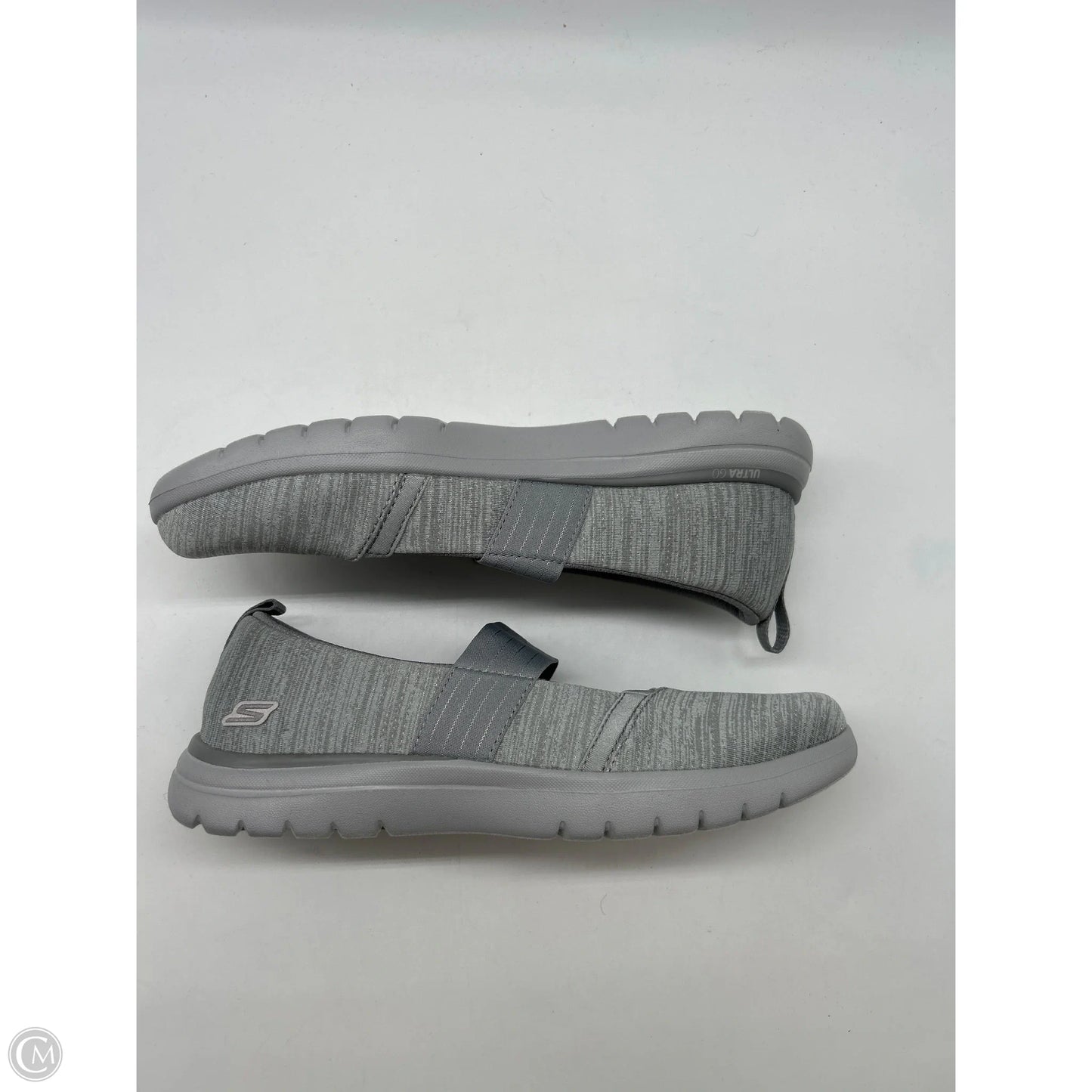 Shoes Flats By Skechers In Grey, Size: 7.5