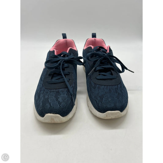 Shoes Athletic By Skechers In Blue, Size: 8