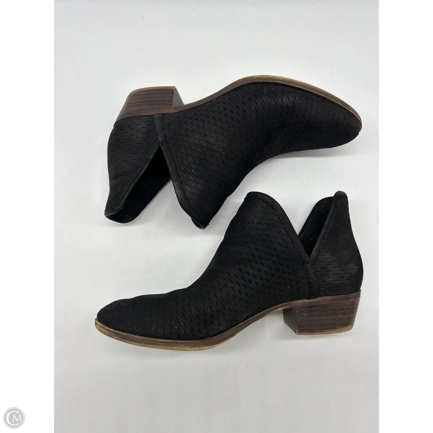 Boots Ankle Heels By Lucky Brand In Black, Size: 7.5