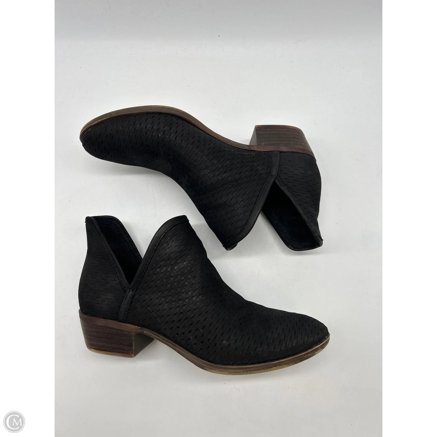 Boots Ankle Heels By Lucky Brand In Black, Size: 7.5