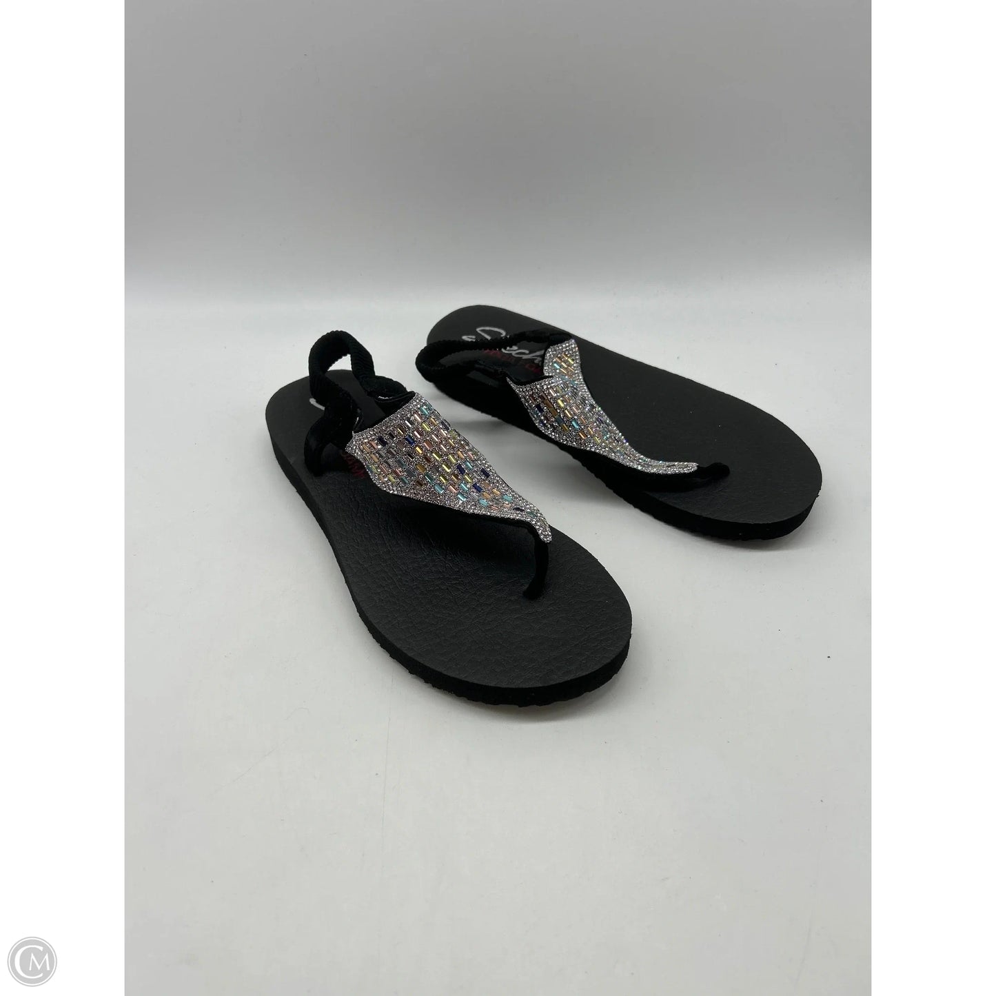 Sandals Flip Flops By Skechers In Black, Size: 7
