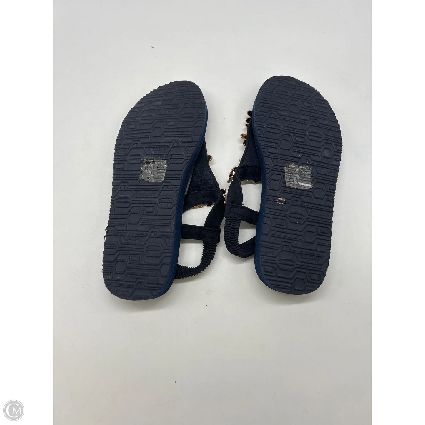 Sandals Flip Flops By Skechers In Blue, Size: 7