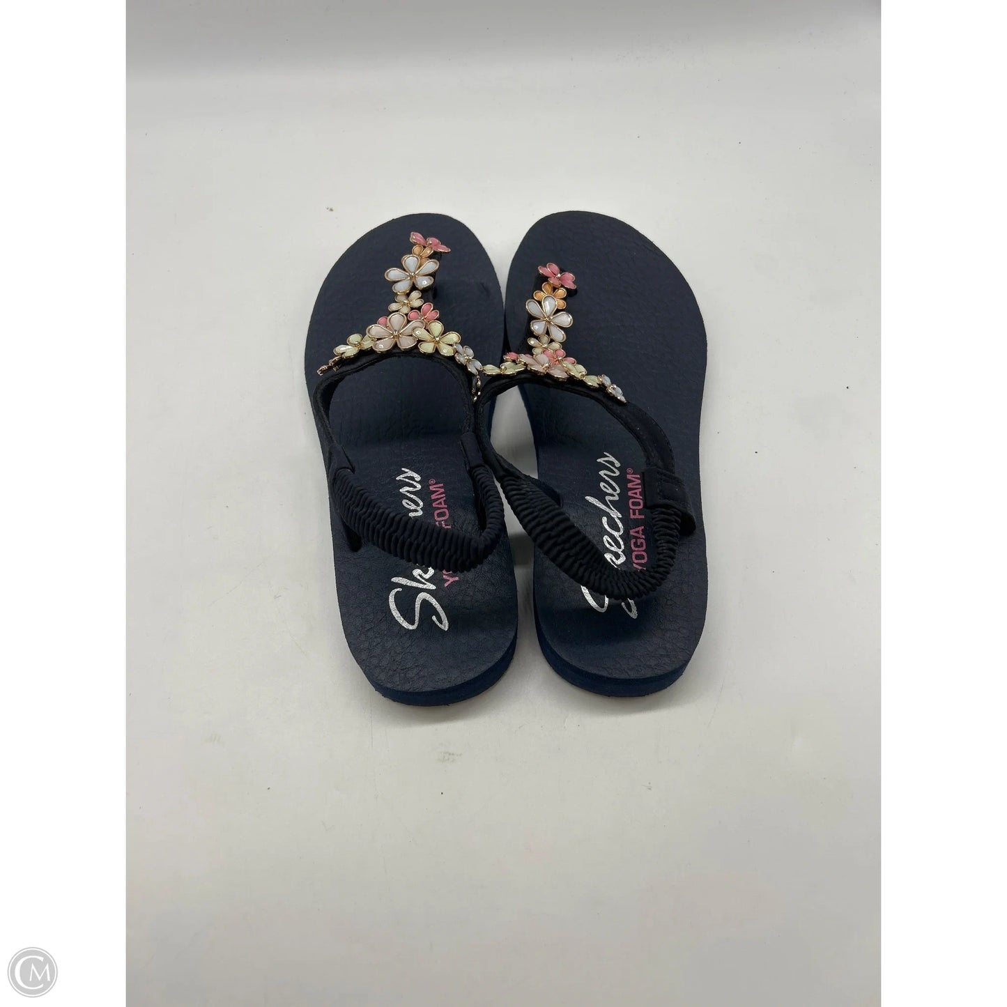 Sandals Flip Flops By Skechers In Blue, Size: 7