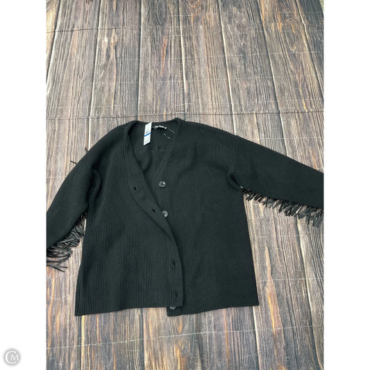 Sweater Cardigan By Dkny In Black, Size: Xl
