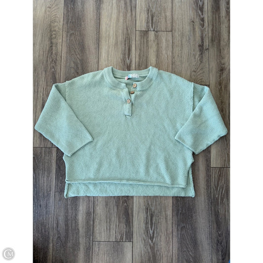 Sweater By Free People In Green, Size: M