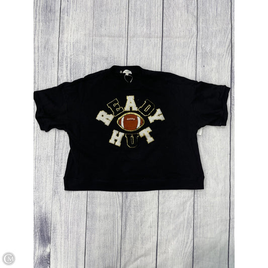 Sweatshirt Crewneck By Oddi In Black, Size: 2x