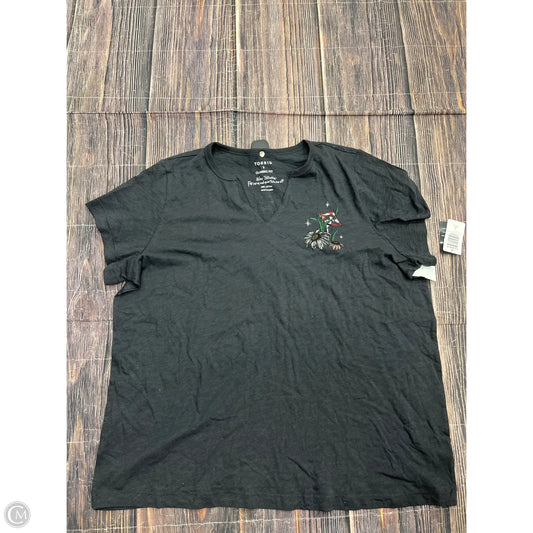 Top Short Sleeve By Torrid In Grey, Size: 3x