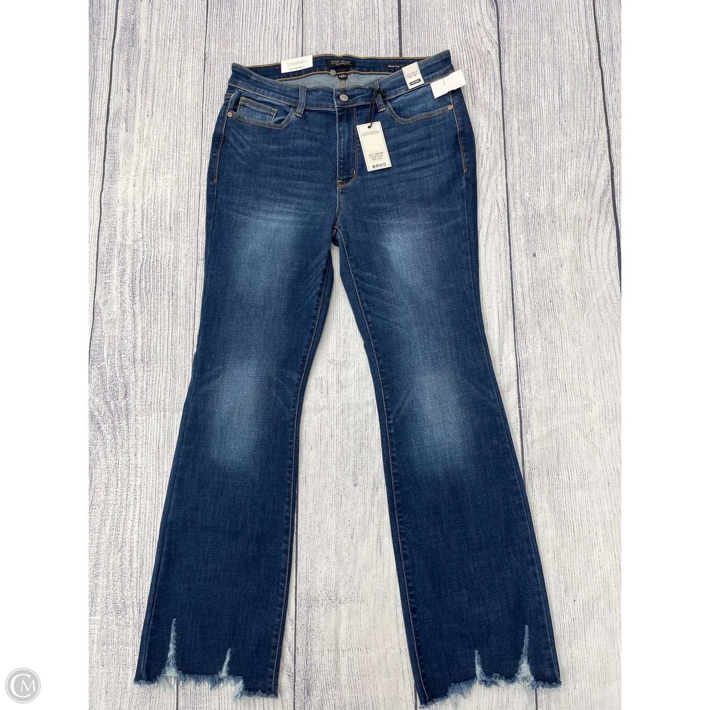 Jeans Boot Cut By Judy Blue In Blue Denim, Size: 14
