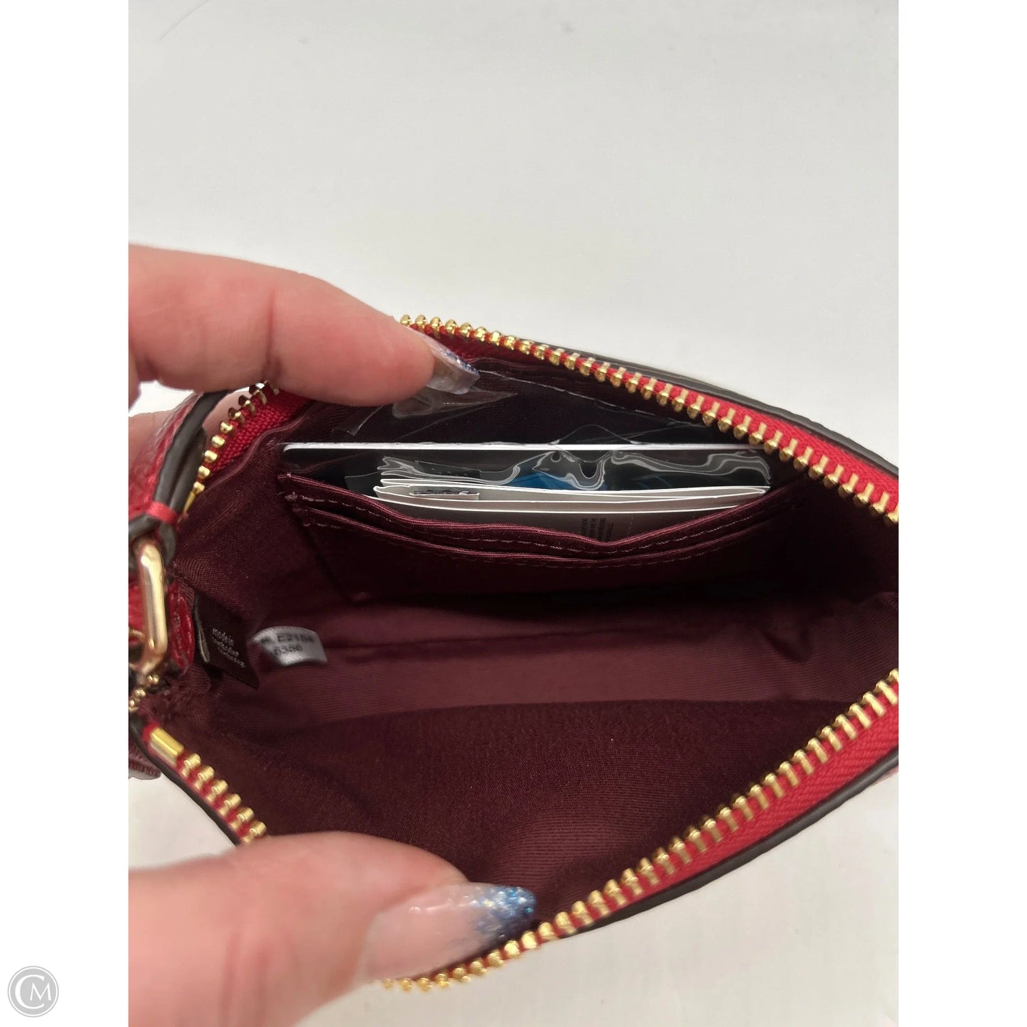 Wristlet Designer By Coach, Size: Small