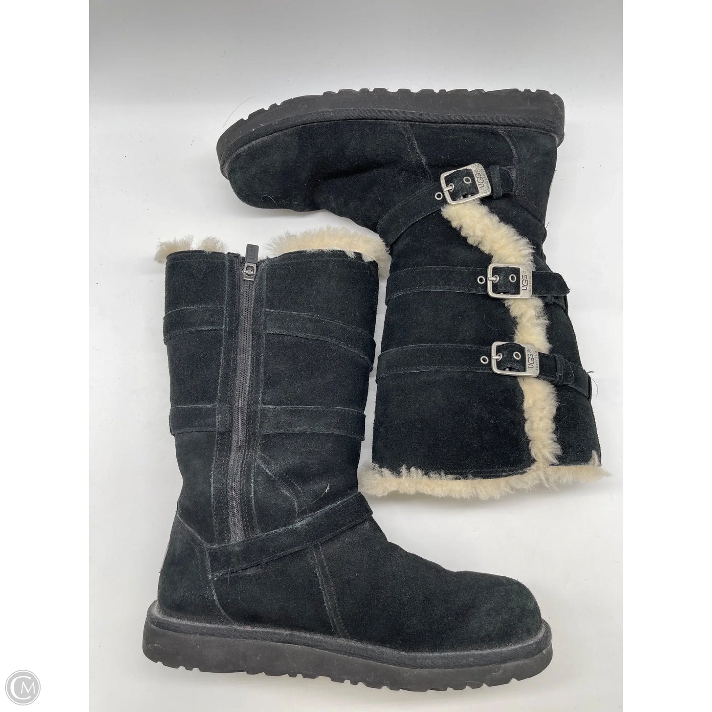 Boots Designer By Ugg In Black, Size: 6