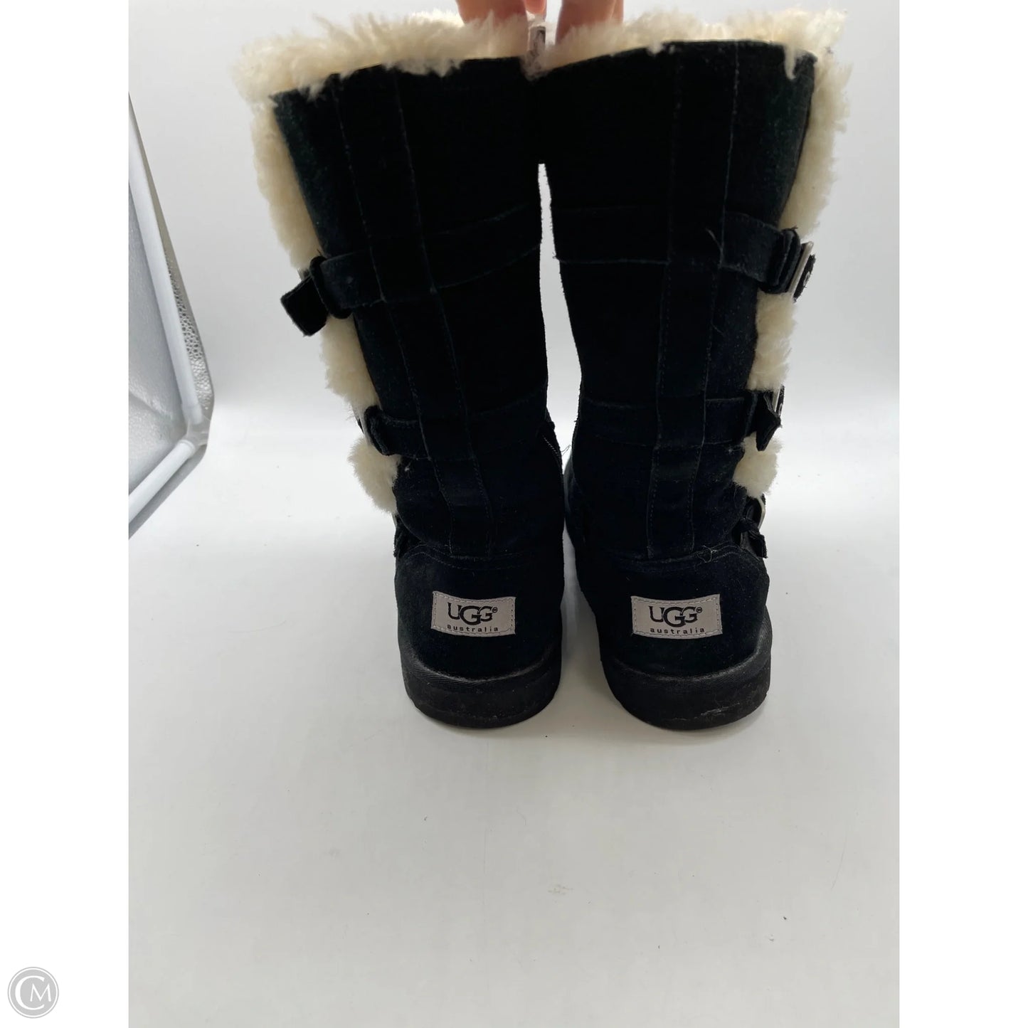 Boots Designer By Ugg In Black, Size: 6