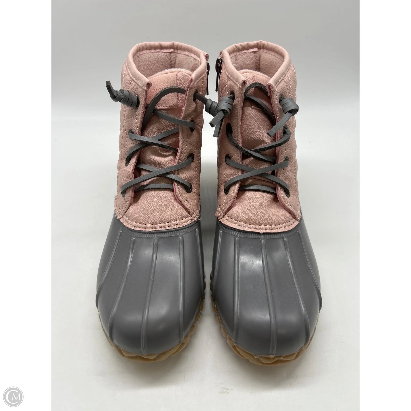 Boots Rain By Nautica In Grey & Pink, Size: 9