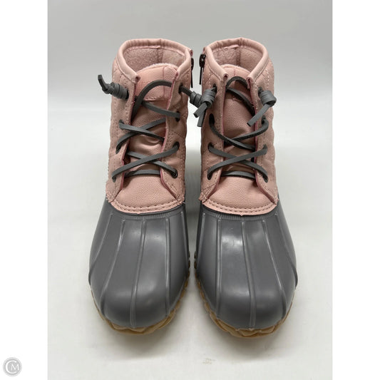 Boots Rain By Nautica In Grey & Pink, Size: 9