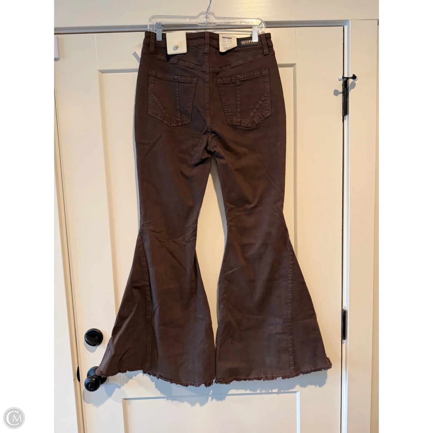 Jeans Flared By Shyanne In Brown, Size: 12