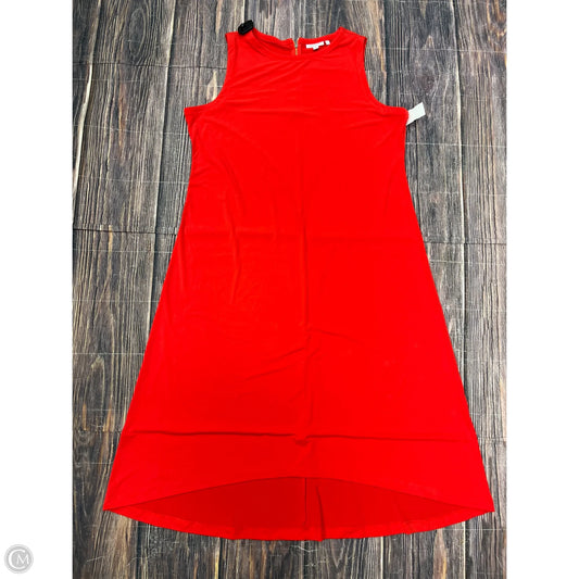 Dress Casual Maxi By Chicos In Orange, Size: 1x