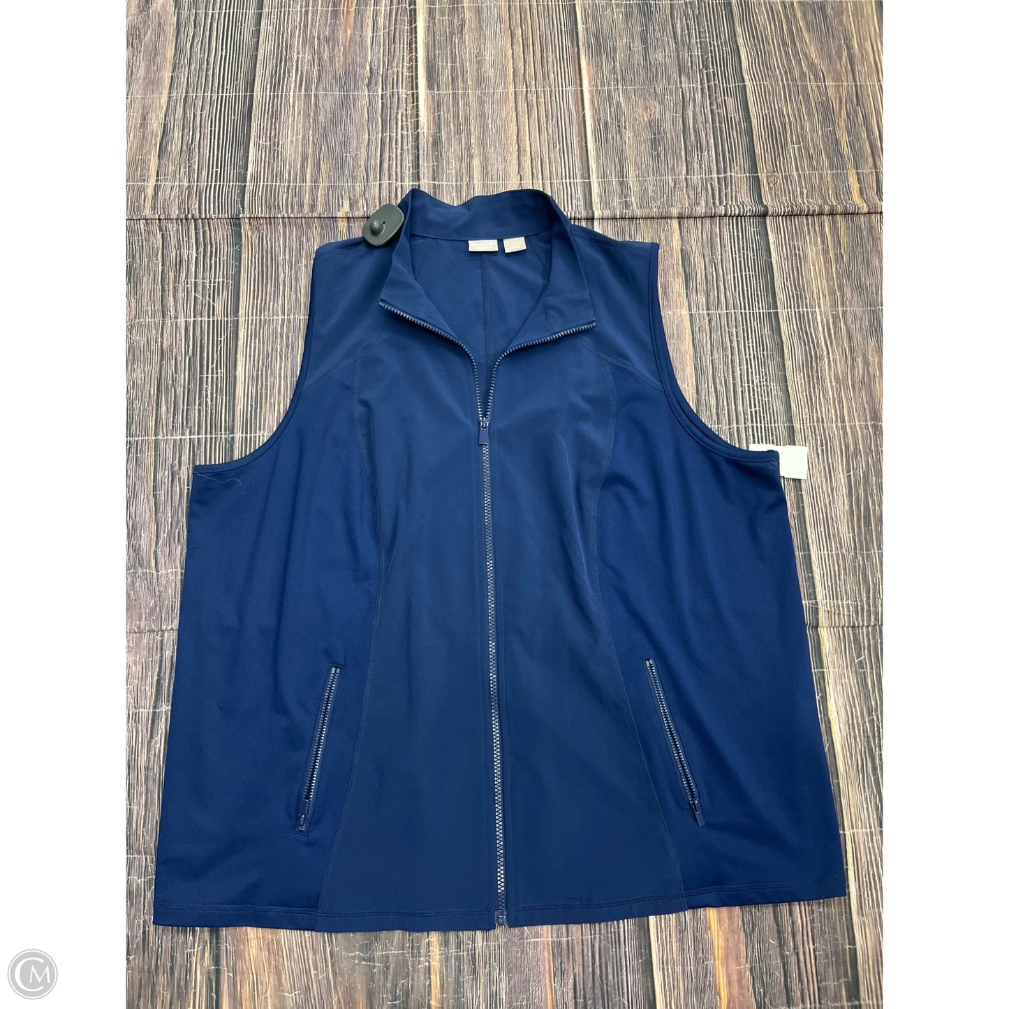 Jacket Other By Chicos In Blue, Size: 1x