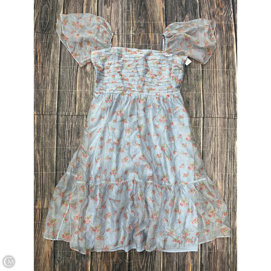 Dress Casual Maxi By Abercrombie And Fitch In Blue, Size: 1x