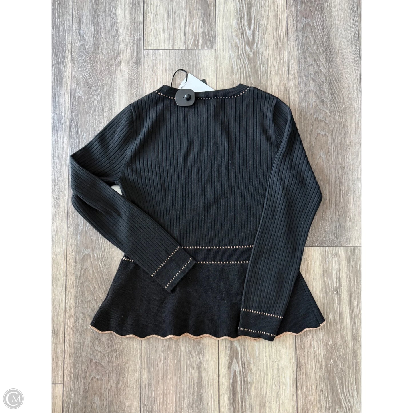Sweater By Clothes Mentor In Black, Size: M