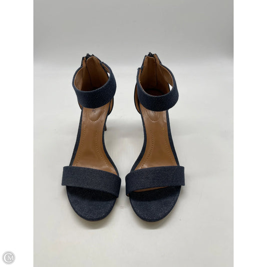 Sandals Heels Stiletto By Style And Company In Blue, Size: 6