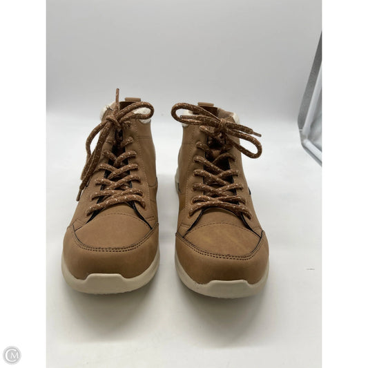 Boots Ankle Flats By Skechers In Brown, Size: 9