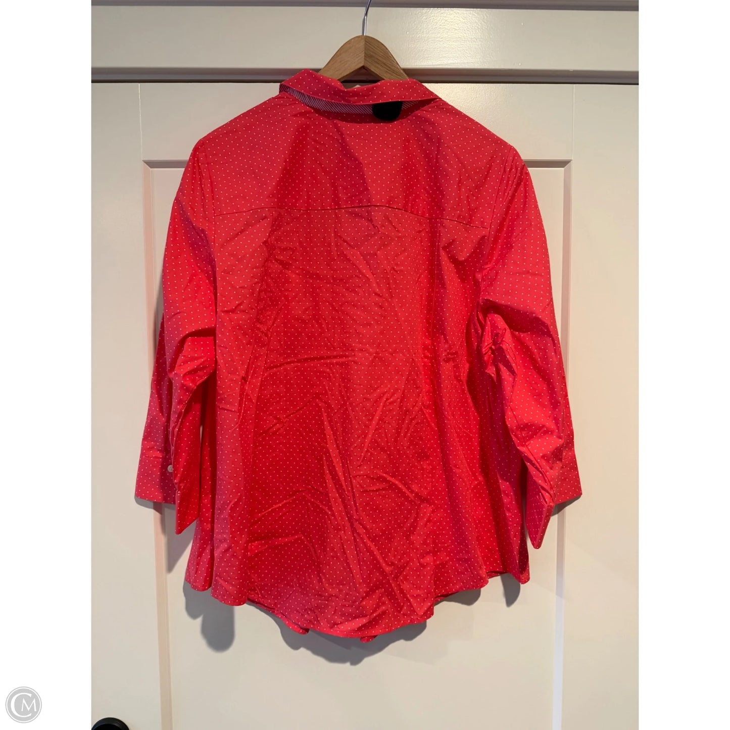 Top 3/4 Sleeve By Lane Bryant In Pink, Size: 24