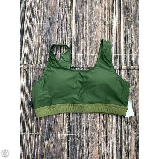 Swimsuit Top By Clothes Mentor In Green, Size: M