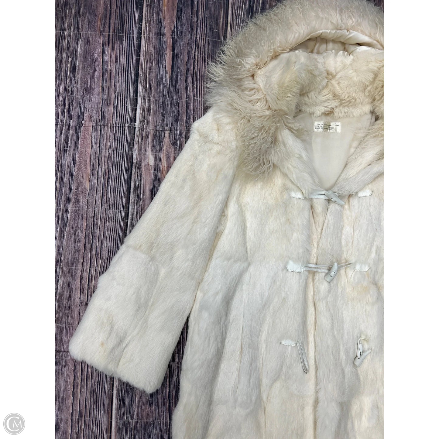 Coat Other By Clothes Mentor In Cream, Size: Xl
