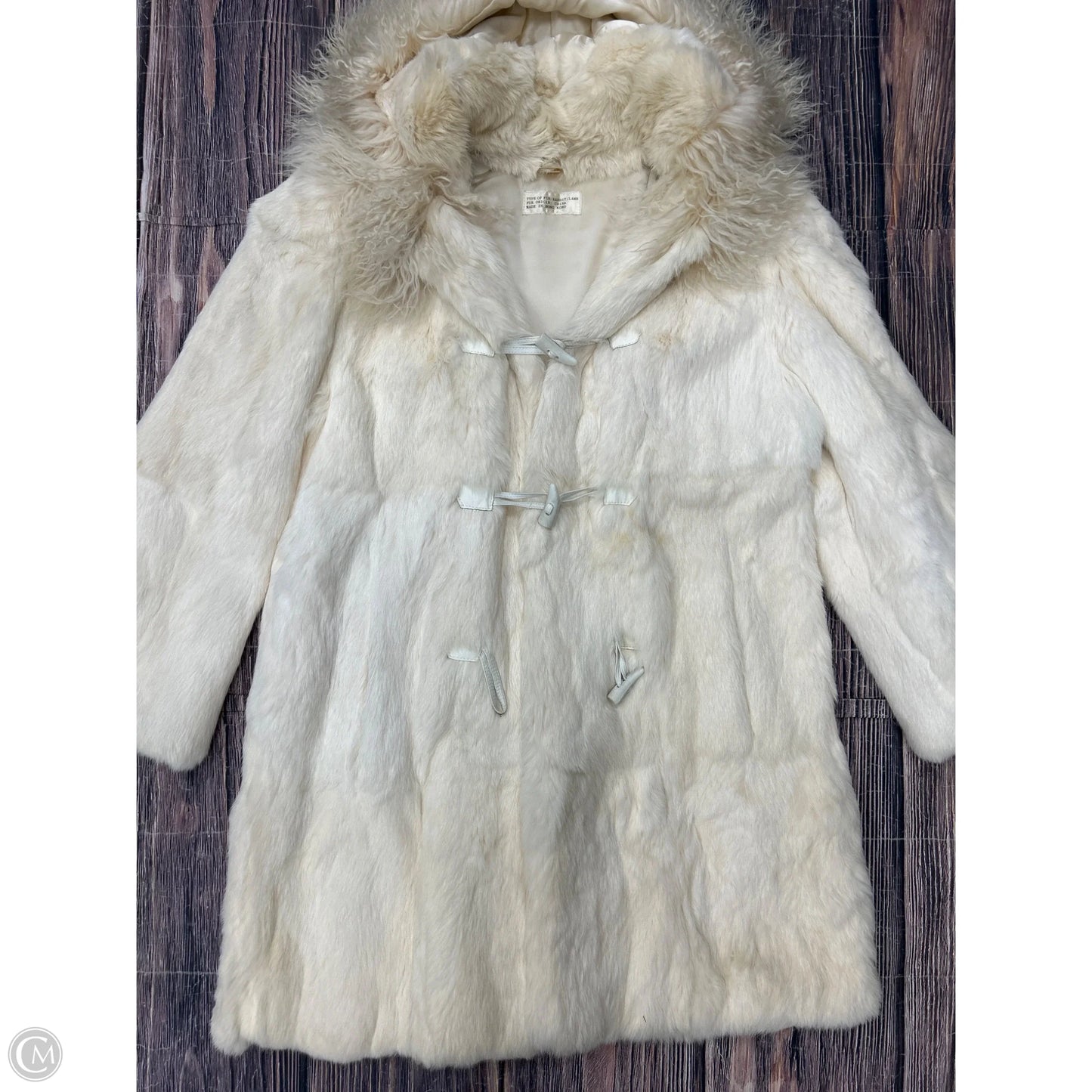 Coat Other By Clothes Mentor In Cream, Size: Xl
