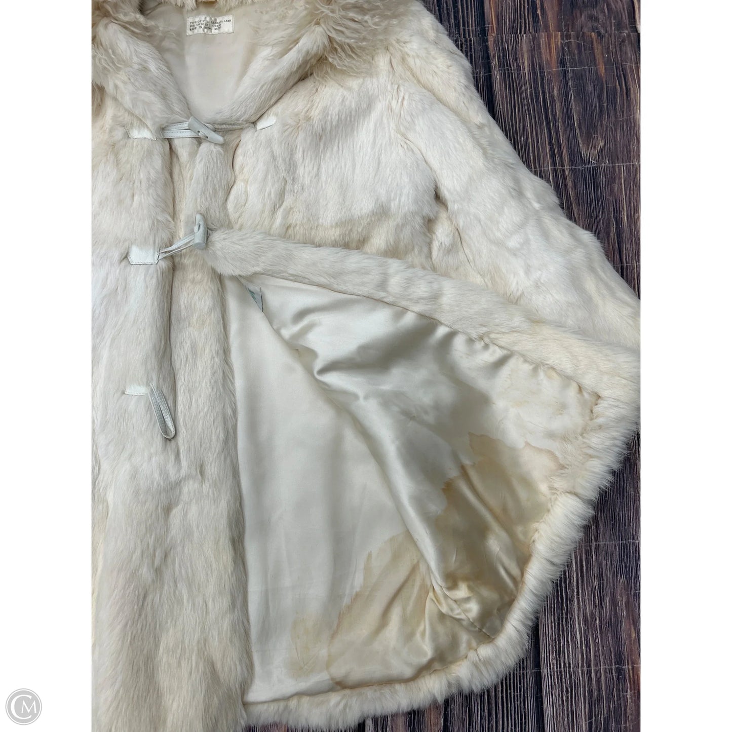 Coat Other By Clothes Mentor In Cream, Size: Xl