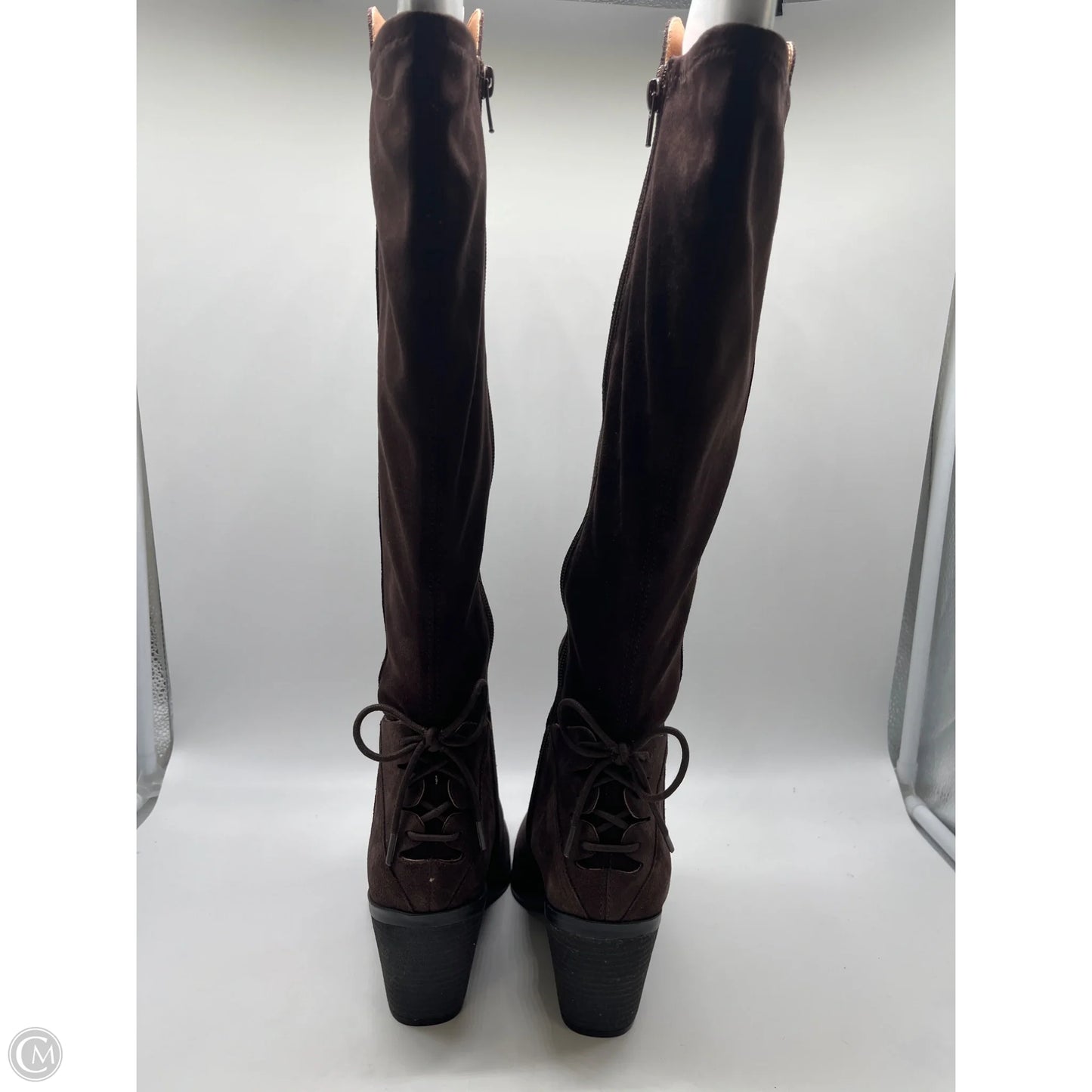 Boots Knee Heels By Lucky Brand In Brown, Size: 8