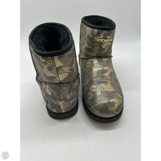 Boots Ankle Flats By Juicy Couture In Gold, Size: 7