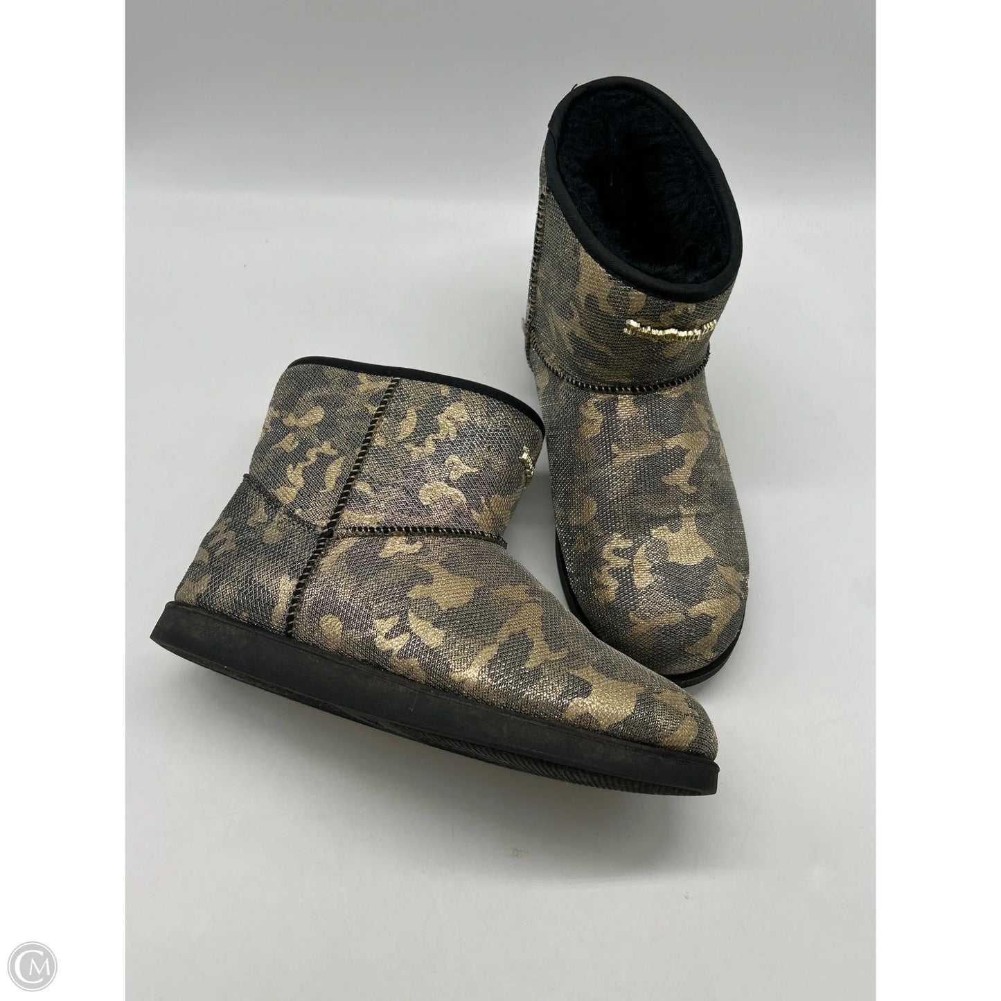 Boots Ankle Flats By Juicy Couture In Gold, Size: 7
