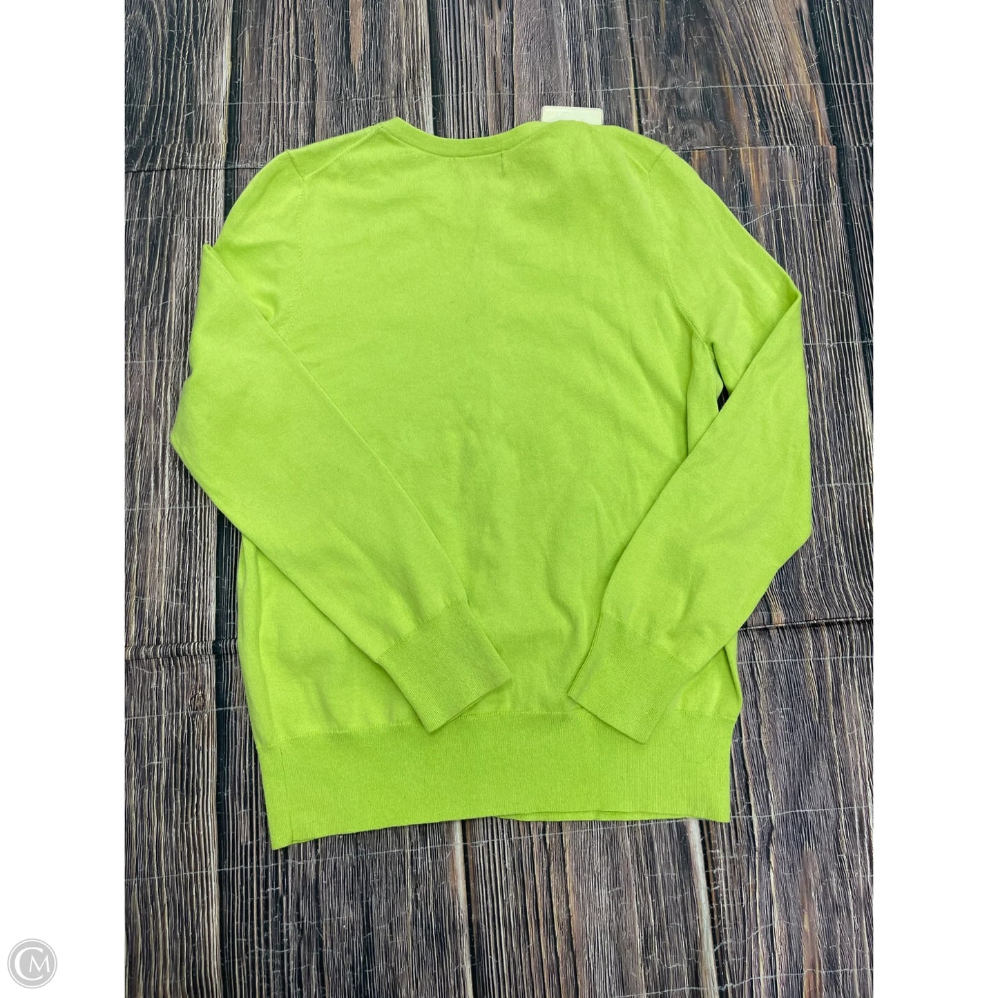 Cardigan By Lands End In Green, Size: M