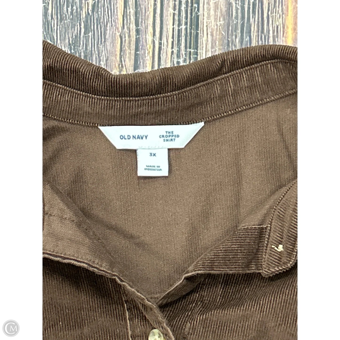 Top Long Sleeve By Old Navy In Brown, Size: 3x