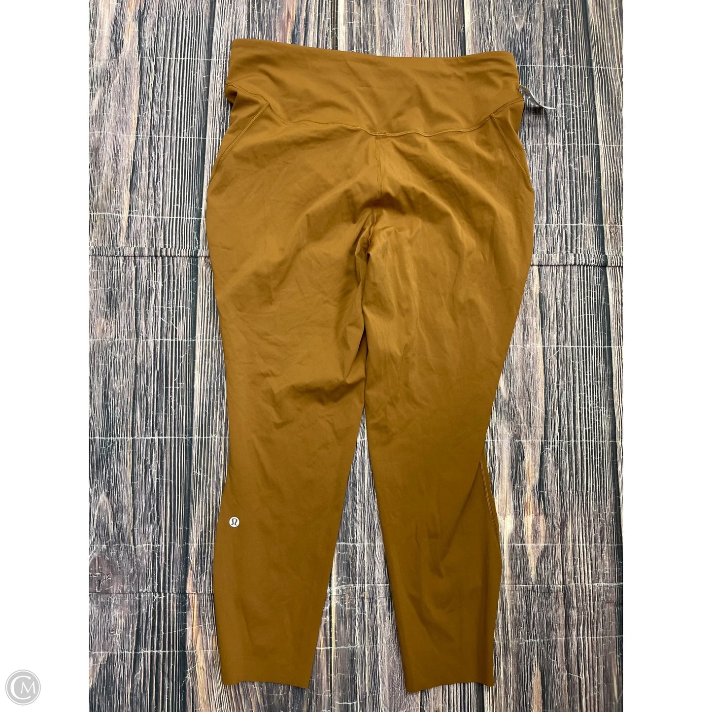 Athletic Leggings By Lululemon In Brown, Size: 16