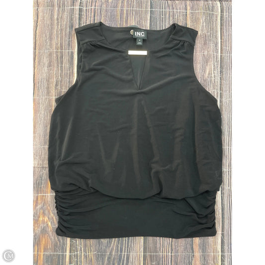 Tank Top By Inc In Black, Size: M