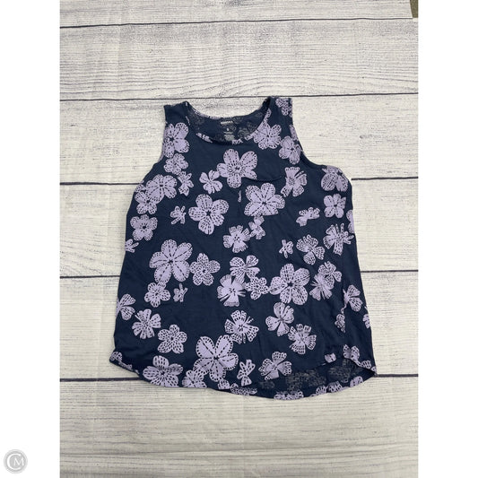 Tank Top By Sonoma In Blue & Purple, Size: S