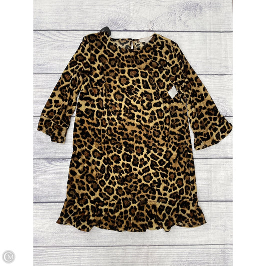 Dress Casual Short By Loft In Animal Print, Size: 8