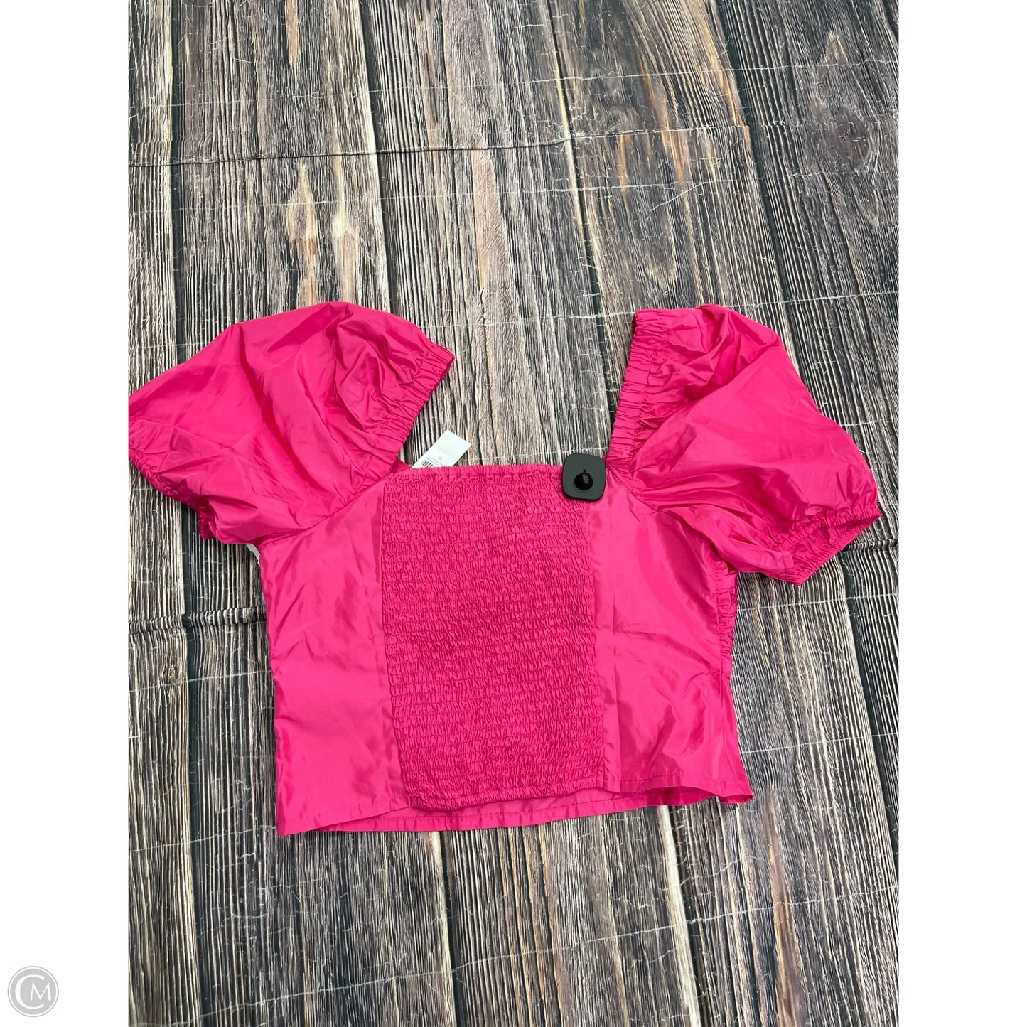 Top Short Sleeve By Loft In Pink, Size: 10