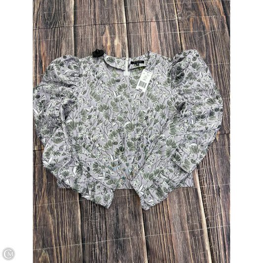 Top Long Sleeve By En Saison In Purple, Size: Xs