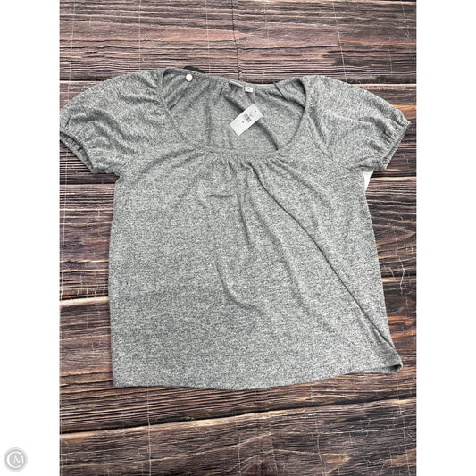 Top Short Sleeve By Gap In Grey, Size: Xs