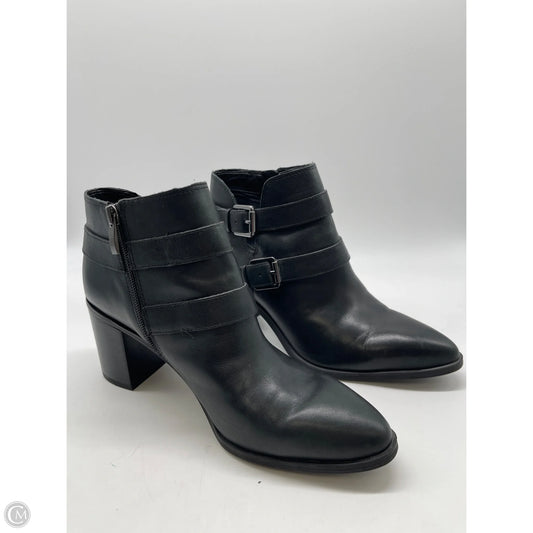 Boots Ankle Heels By Franco Sarto In Black, Size: 8.5