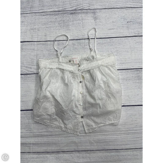 Tank Top By Clothes Mentor In White, Size: Xs
