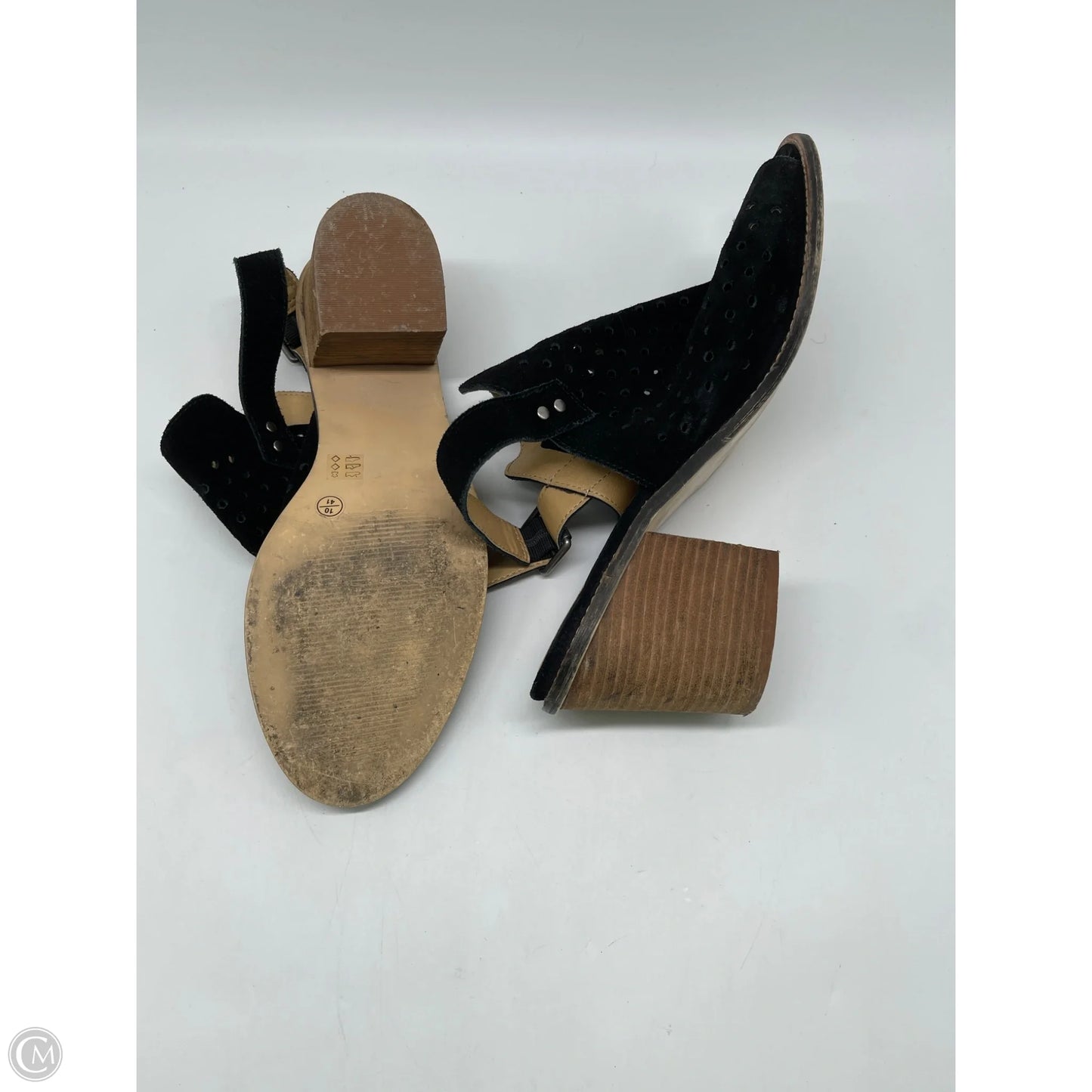 Sandals Heels Block By Chinese Laundry In Black, Size: 10