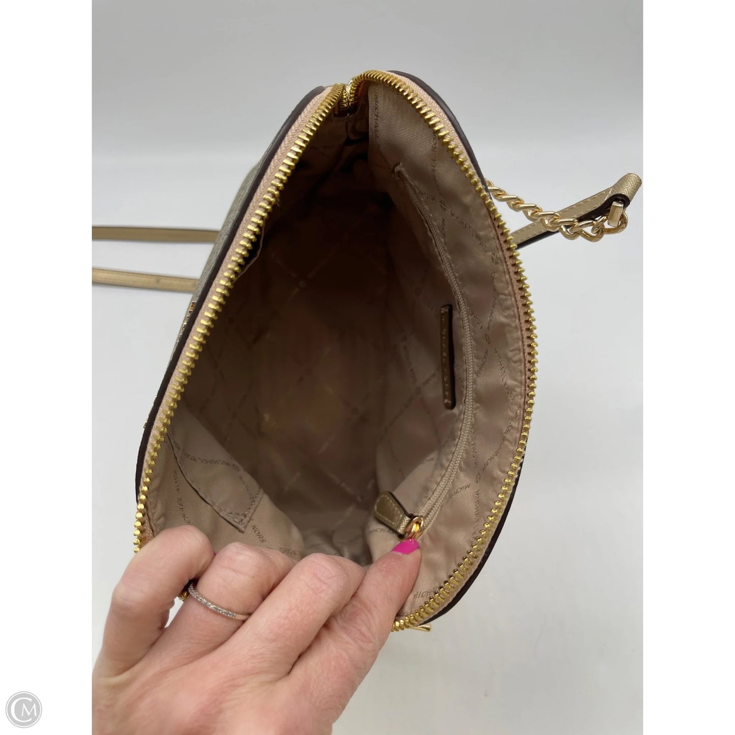 Crossbody Designer By Michael Kors, Size: Small